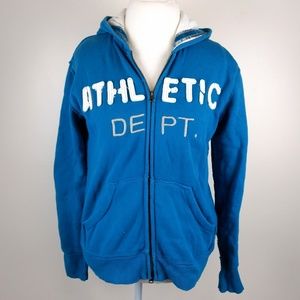 COCOA Athletic Dept Graphic Blue Hooded Sweatshirt